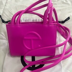 Azalea Pink Small Telfar Shopping Bag
